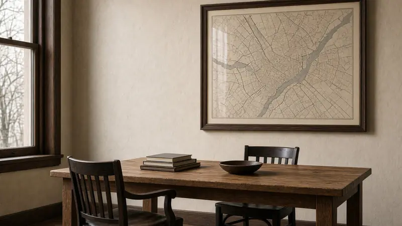 buynsellGTA meeting table with a GTA map