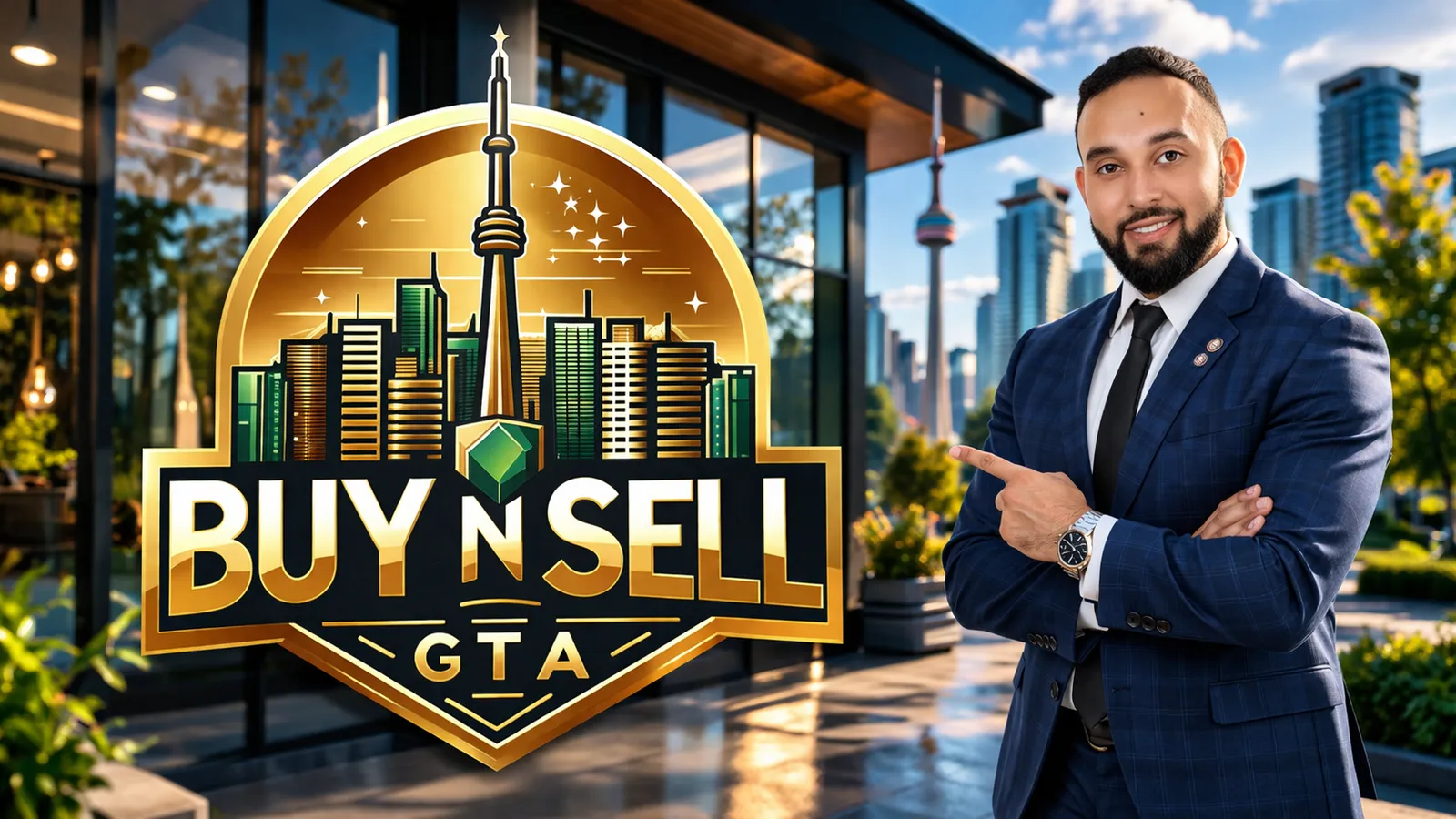 Inderpal Sidhu with the buynsellGTA brand in Toronto
